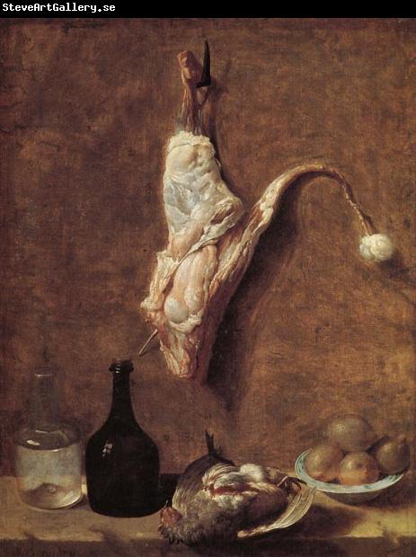 Jean Baptiste Oudry Still Life with Calf's Leg